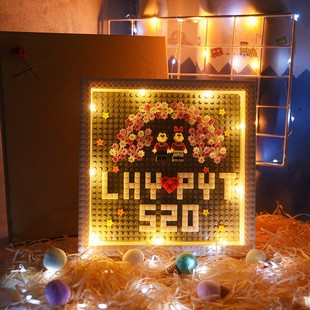 diy手工礼物恋爱情侣生日一周年100天纪念日圣诞节礼物送男女朋友