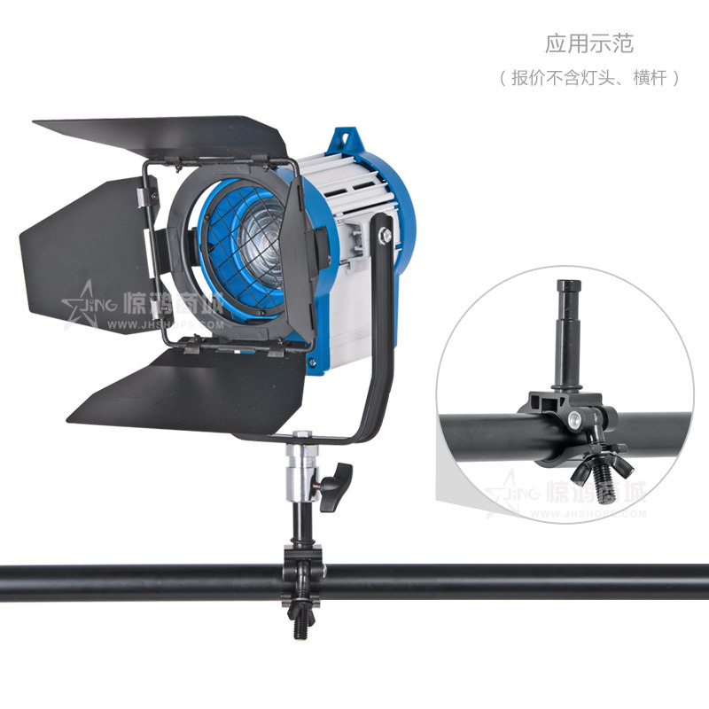 管用夹 带A型标准灯具接头 适用将影视摄影灯具支撑&悬挂在管件上