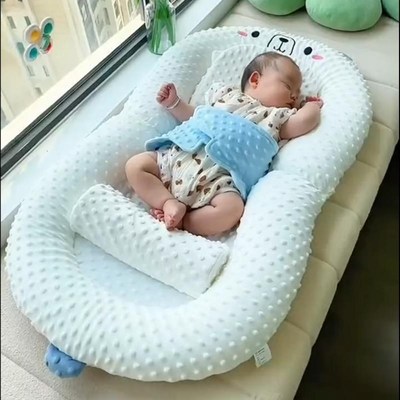 床中床新a生婴儿防吐奶防压神器防惊跳睡垫宝宝外出斜坡安抚枕大
