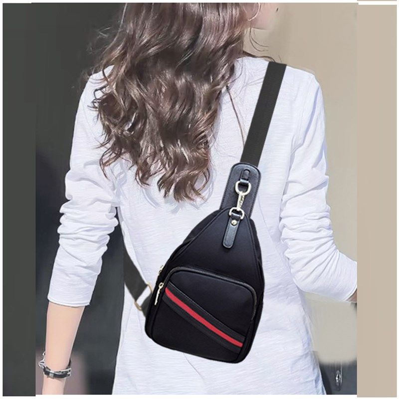 胸包女2025新款潮胸前斜挎包女尼龙帆布包旅行时尚小背包休闲腰包,箱包皮具/热销女包/男包,胸包,淘宝优惠券,粉丝福利购,淘宝优惠卷