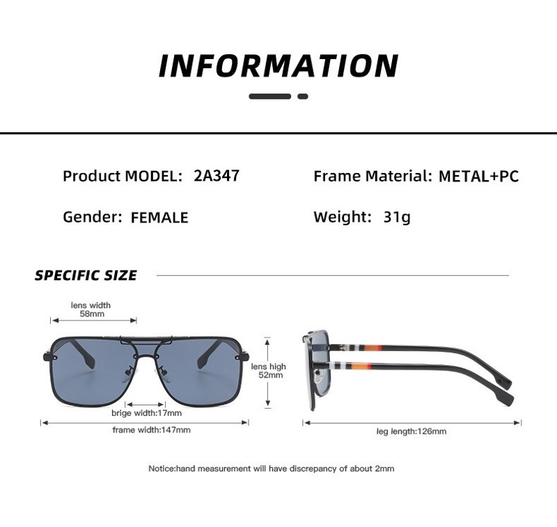 ll FramefSunglasses Traveyo Wind Fashiln eyewear or wom