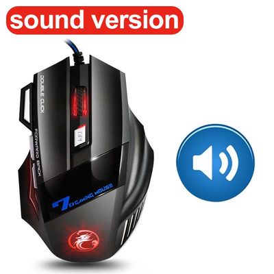 X7 Wired Gaming Mouse 7 Button LED 5500 DPI USB Computer Mou