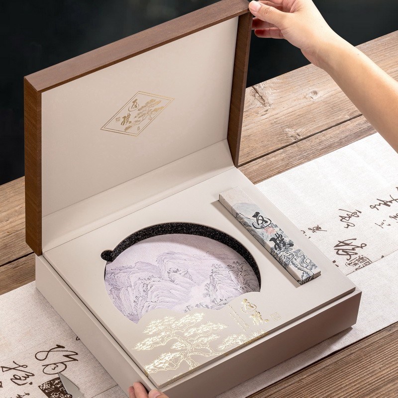 福鼎白茶礼盒包装白牡丹300克茶叶350克高档寿眉茶刀茶饼空礼品盒