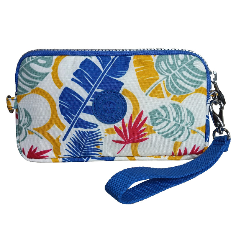 女士大容量小手包帆布手拿包女腕包休闲防水长款拉链手.机零钱包