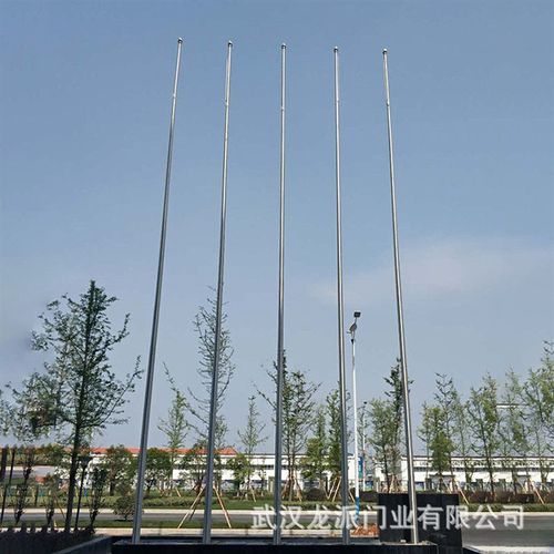 锥心旗杆 户外广场旗杆  不锈钢学校国旗升降杆