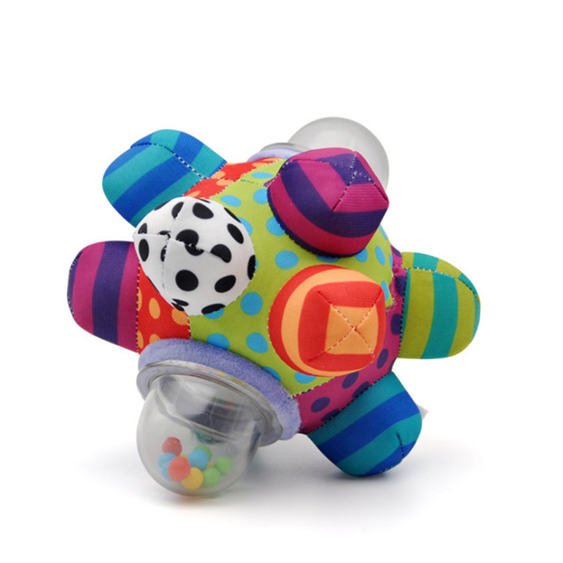 推荐Baby Toys 0 12 Months Soft Cloth Rattle Ball Baby Sensor