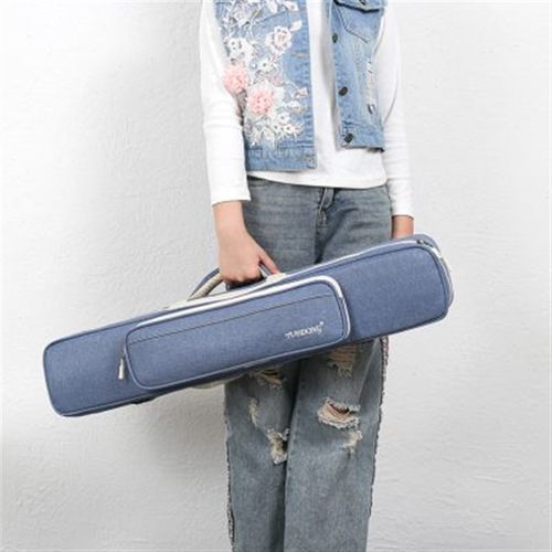 竹笛包加厚防水笛子袋乐器包台球杆袋笛箫套加硬装短棍电吹管背包