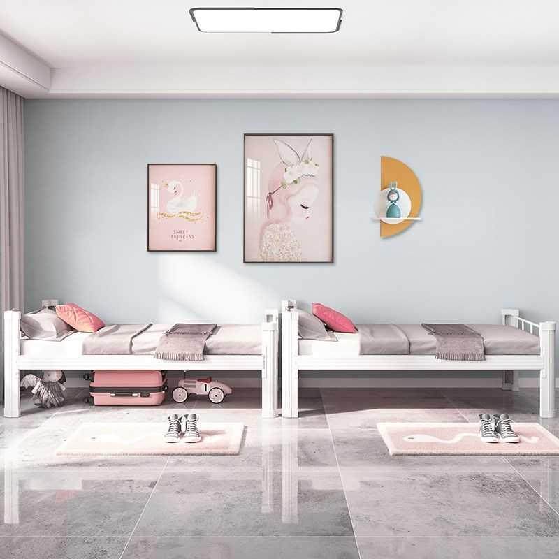 高低床双层床铁床上下铺铁架床学生宿舍双人床铁艺床1.2米床简约,商业/办公家具,学校双层床/宿舍床,淘宝优惠券,粉丝福利购,淘宝优惠卷