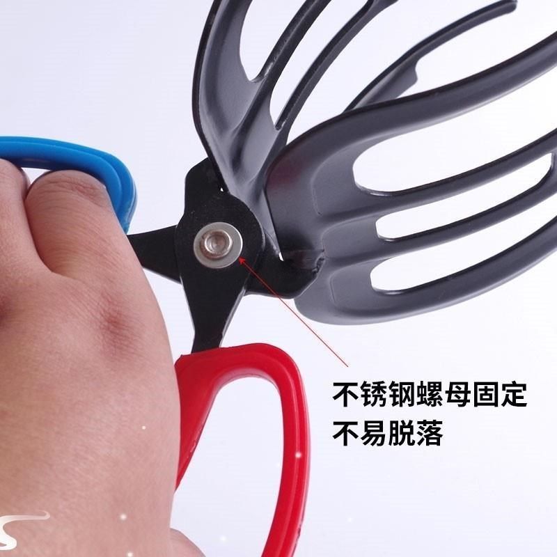 。拿鱼夹子抓鱼器l防滑鱼夹器捉鱼手夹金属抓鱼神器渔具垂钓用品