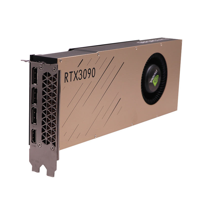 英伟达NVIDIA RTX309t0 3080ti公版单涡轮AI深度学习GPU运算加速-封面