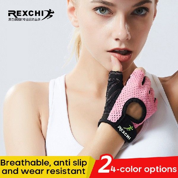 极速New Summer Fitness Gloves Gym Weightlifting Cycling Yoga