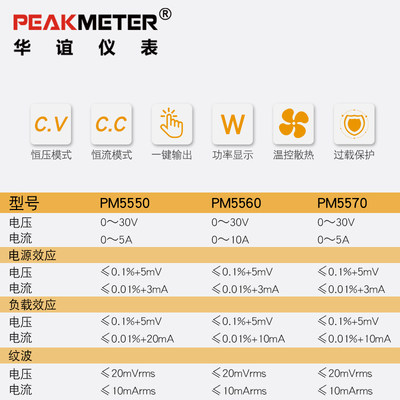 华谊可调直流稳压电源开关型维修电源可调电压数显直流30V5A10A