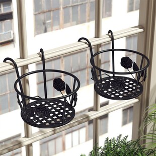 挂篮花盆阳台铁艺半壁挂植物绿萝盆吊兰悬挂多肉加厚耐用创意个性