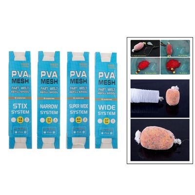 5M PVA Fishing Bait Nest Water Soluble Carp Mesh Bag Stockin