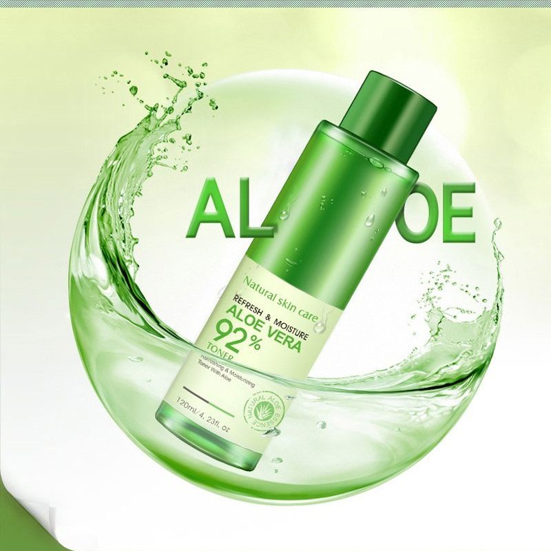 推荐aloe vera face toner brightens skin芦荟胶保湿化妆水爽肤