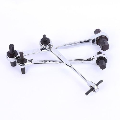 双头棘轮扳手两用棘轮内六角扳手铬钼钢省力手动双头双用棘轮扳手