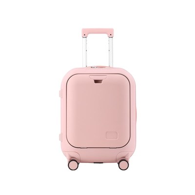 2024新款前开盖行李箱18寸小型轻便儿童登机箱男女学生拉杆旅行箱