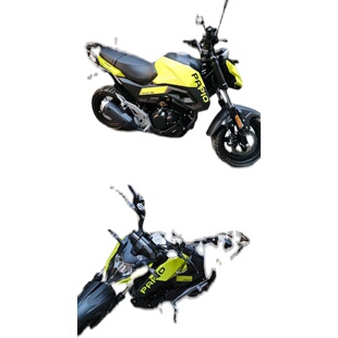 适用于春风ST狒狒摩托车CF125-3A改装配件后货架尾架保险杠侧边箱