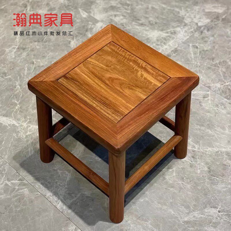 花梨木小方凳家用板凳实木原木凳子客厅红木换鞋凳沙发茶几矮凳