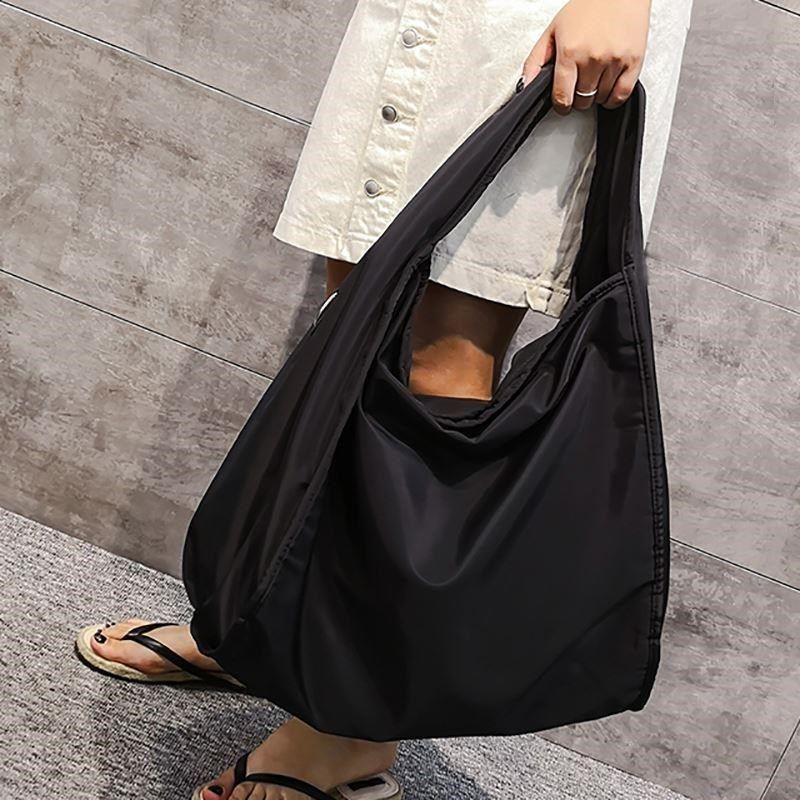 女包休闲慵懒风牛津帆布包单肩斜挎包包女2023新款秋冬大包大容量