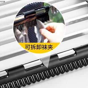 窗户外面置物架阳台晾衣架多x功能窗户室外防风挂衣物晒鞋子夹袜