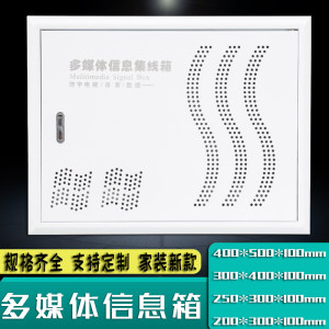 新款多媒体信息箱集线箱空箱300*400*100配电箱成套弱电箱