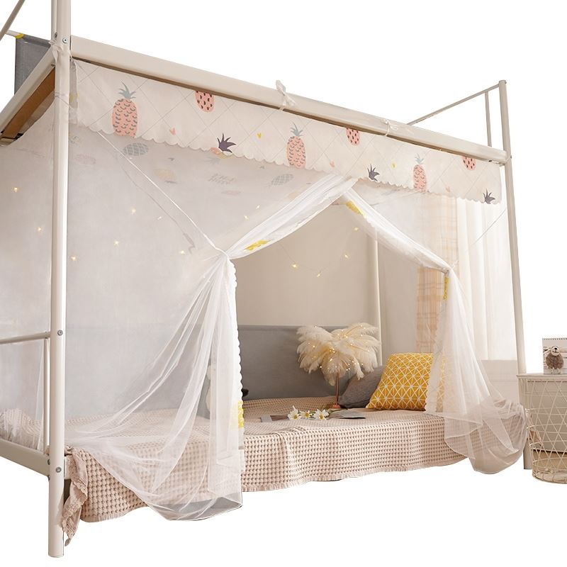 学生蚊帐宿舍专用一米二上下铺简易蚊帐子1米O2铁架床夏季女生宿