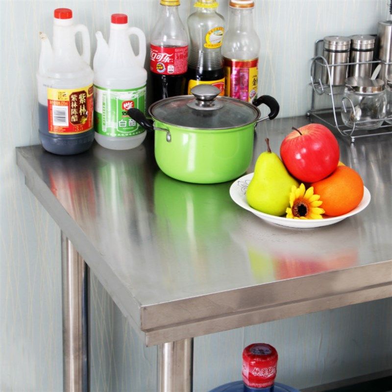 单层不锈钢工作台厨房操作台灶台架一层打荷台饭店切菜桌打包装台,五金/工具,工作台/防静电工作台/重型工作台,淘宝优惠券,粉丝福利购,淘宝优惠卷