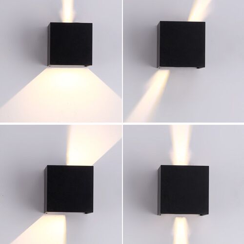 Lighting Adjustable LED Wall Lamp 6W 12W Outdoor Garden Porc