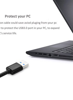 USB 3.0 Extension Cable Male to Female 0.5m 1m 2m Black Sup