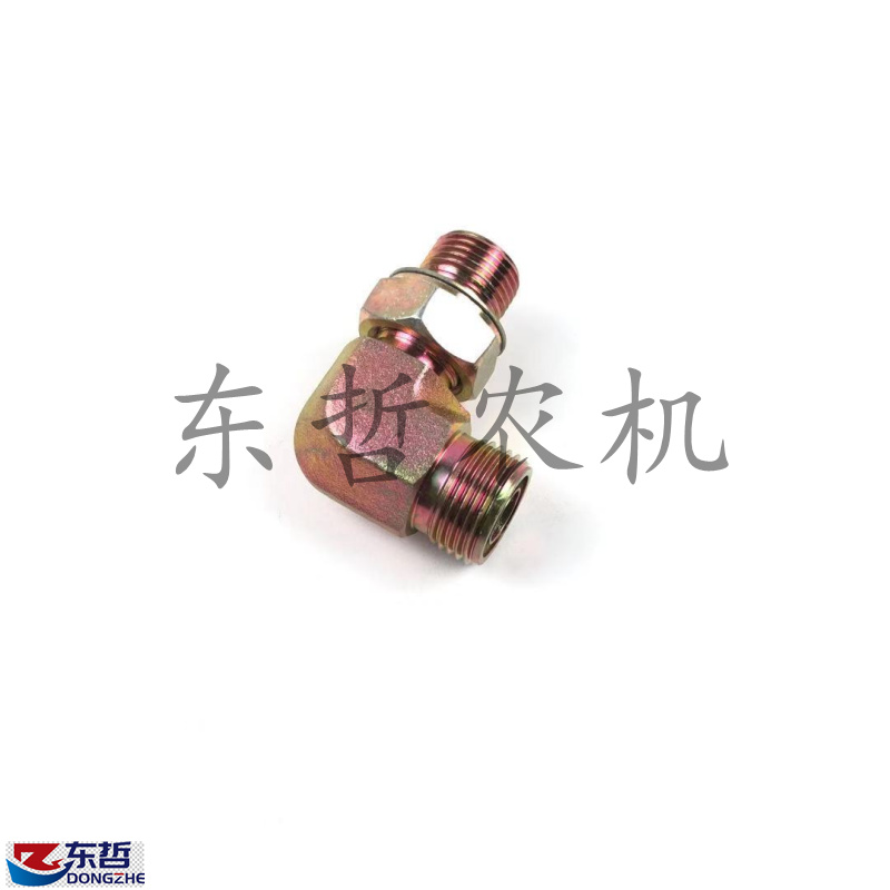 迪尔6B1204 1404拖拉机90度后油缸连接弯头农机配件38H5017弯头
