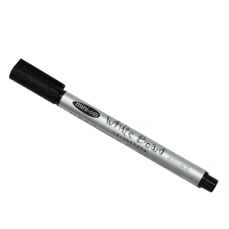 *12 pcs/Box Mini Black Dry Erase Marker Whiteboard Marker Pe