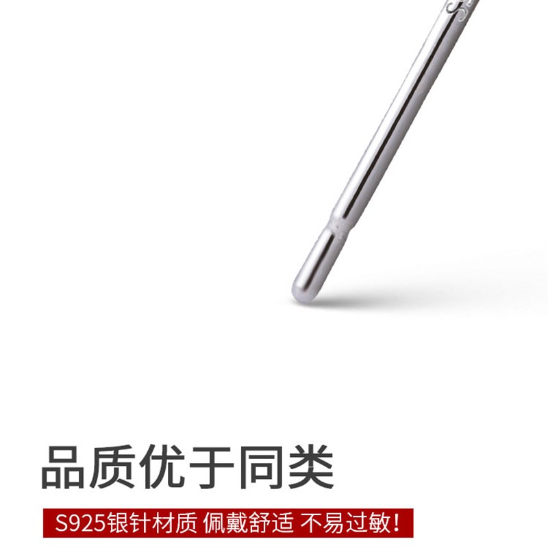 爱心耳环个性时尚气质耳饰女夸张小众设计感网红长款吊坠耳坠
