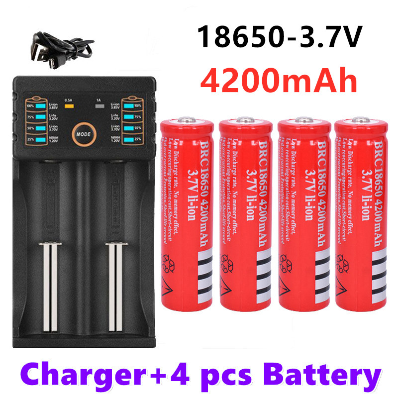 推荐Original 18650 batterie 3,7V 4200mAh wiederaufladbare li-封面