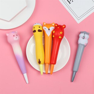 Novelty Cartoon Pencils Stress Relieve Squishy Gel Pen Sign