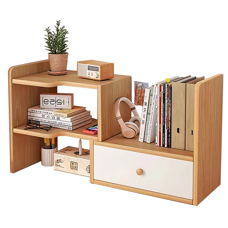 实木书架桌面置物架卧室办公室桌上小型多层架子客厅书桌收纳书柜,住宅家具,书架,淘宝优惠券,粉丝福利购,淘宝优惠卷