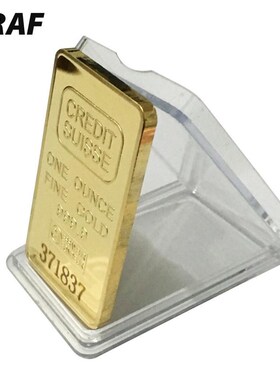 50*28MM Replica 24ct Gold Plated CREDIT Layered Bullion Bar