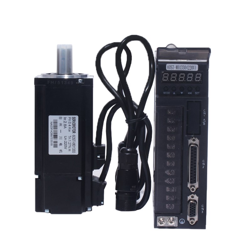 60伺服电机套装200W0.6N马达60ST-M00630带伺服驱动器A1SVD15含线