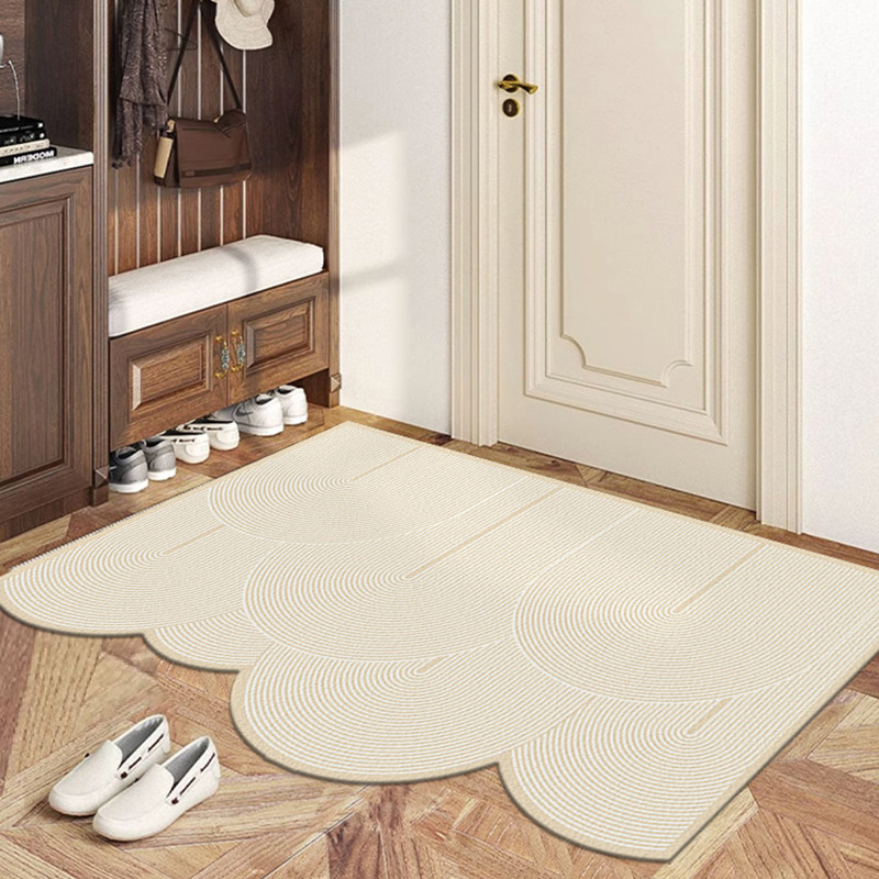 奶油风可裁剪入户门口地垫pvc可擦免洗脚垫除尘门垫房间进门地毯,居家布艺,入户地垫,淘宝优惠券,粉丝福利购,淘宝优惠卷