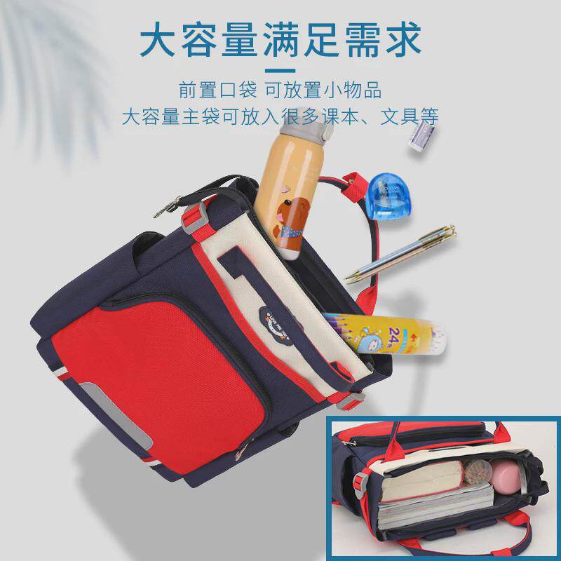 小学生斜挎包男儿童补课包女生补习手提袋补习袋美术袋文件袋新品