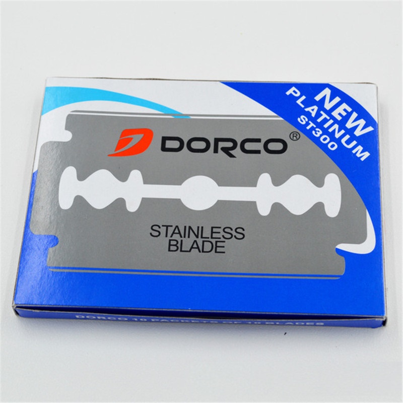 速发100pcs Double-sided Razor Blades Stainless Steel Safety