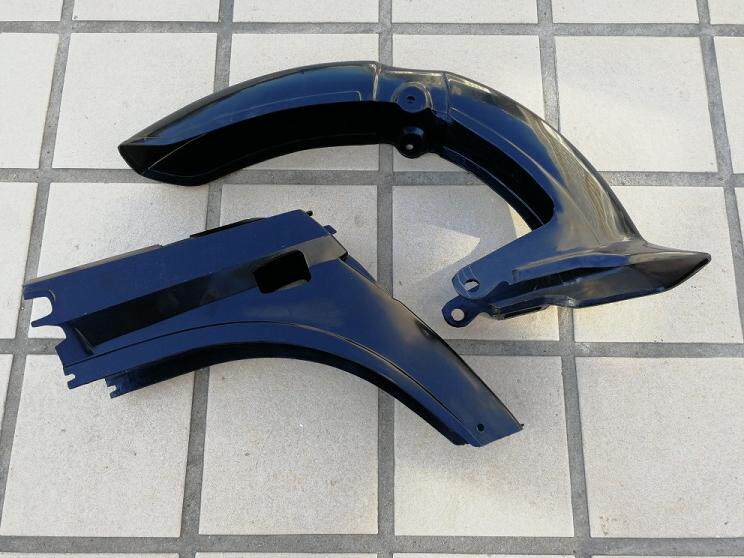 摩托车嘉陵幼兽弯梁幼兽c70款方灯幼兽前后泥瓦挡泥板,泥瓦土除