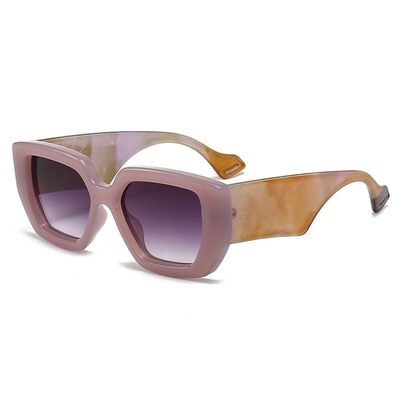 网红Ladies Shade Design Sun glasses For women Men Retro Colo