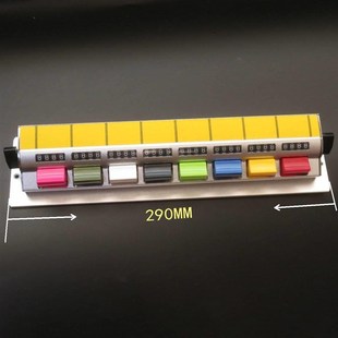八联排6连8位血球分类8/10/12/16多连体手动收费站车辆分类计数器