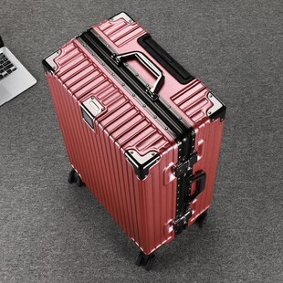 金属铝框学生特大号摔抗静音行李箱女容量轻便拉杆箱旅行出国机箱