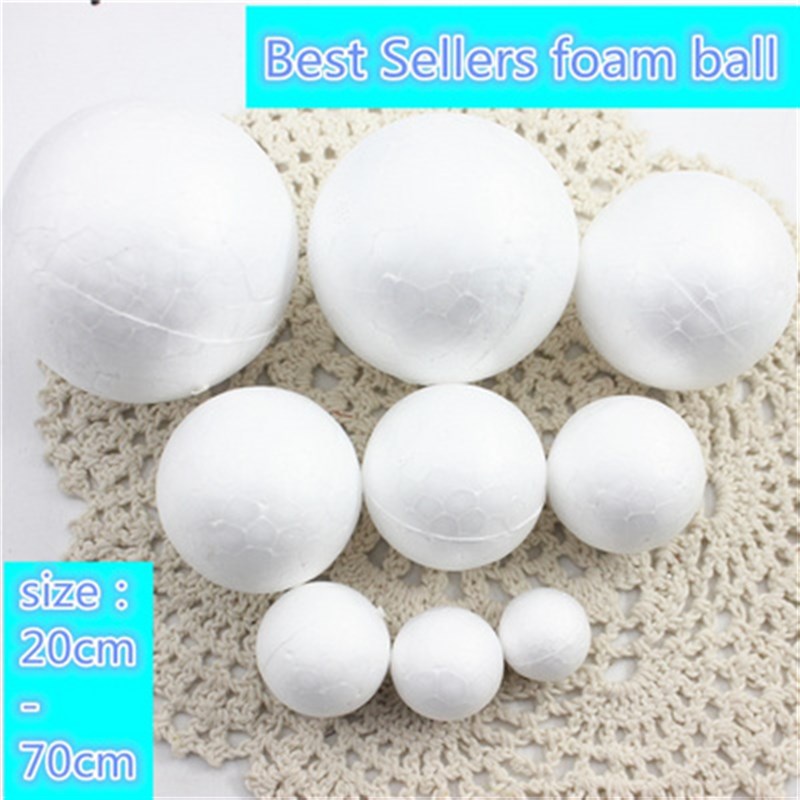 速发9 kinds different size Polystyrene Styrofoam Foam Ball W