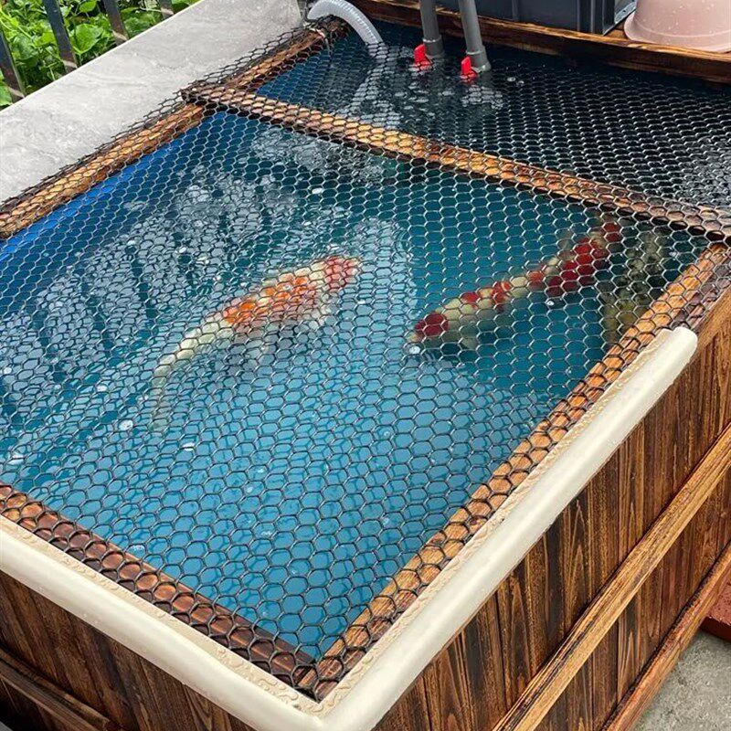 防腐木帆布鱼池防水布实木养鱼水箱阳台户外锦鲤地缸造景水池花箱