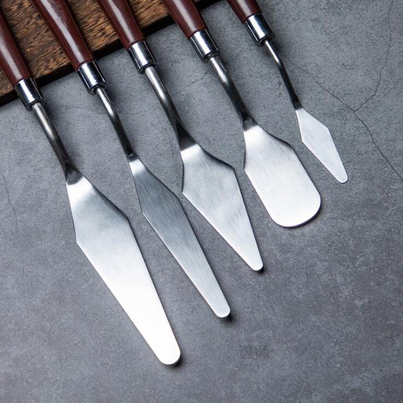 5-piece chocolate spatula cream small scraper stainless stee