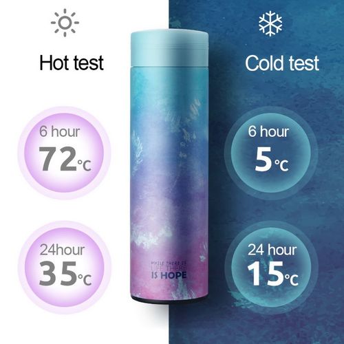 Vacuum Flask Tumbler Infuser Water-Bottle Travel Coffee Insu