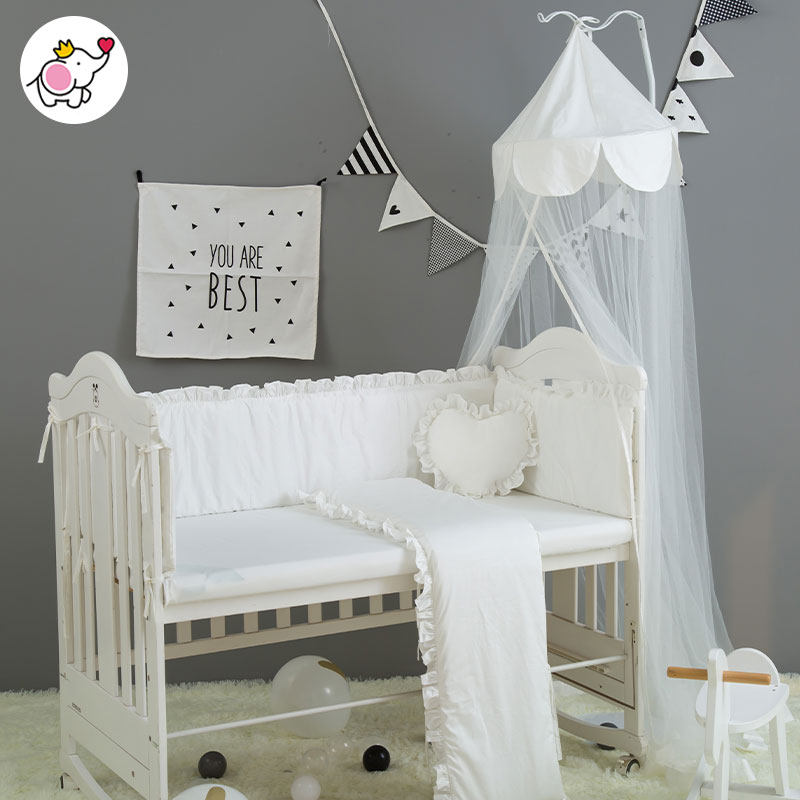 婴儿床床围防撞宝宝床上用品可拆洗套件I儿童拼接床纯棉床围栏软,婴童用品,床围/床靠,淘宝优惠券,粉丝福利购,淘宝优惠卷